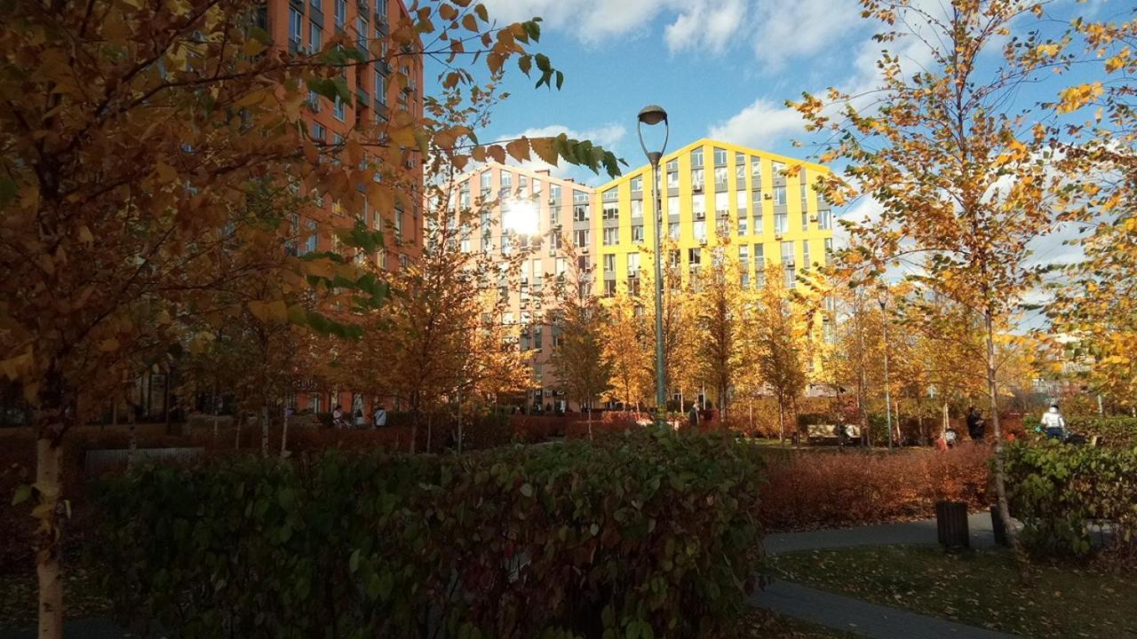 Positive Smile Studio Apartment In The Colorful Comfort Town Residental Complex. Kt-06. Kiew Exterior foto
