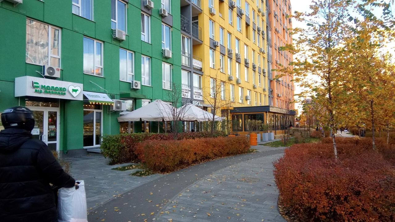 Positive Smile Studio Apartment In The Colorful Comfort Town Residental Complex. Kt-06. Kiew Exterior foto