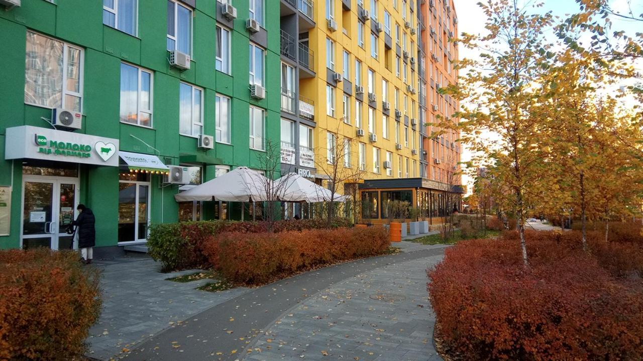 Positive Smile Studio Apartment In The Colorful Comfort Town Residental Complex. Kt-06. Kiew Exterior foto
