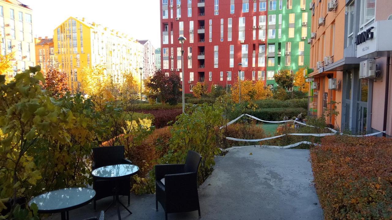Positive Smile Studio Apartment In The Colorful Comfort Town Residental Complex. Kt-06. Kiew Exterior foto