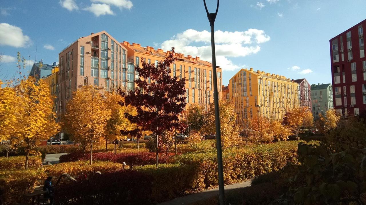 Positive Smile Studio Apartment In The Colorful Comfort Town Residental Complex. Kt-06. Kiew Exterior foto